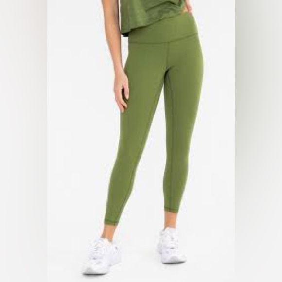 Mono B BRONZE - Manhattan Ultra Form Fit Leggings Green - Picture 2 of 8